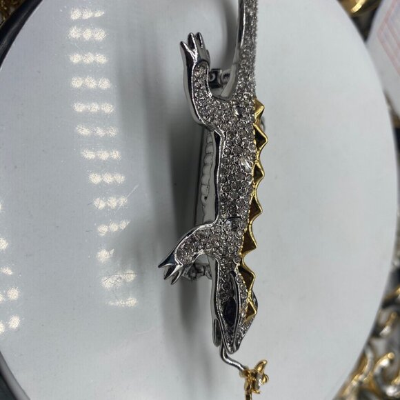 Alexis Bittar Gecko Pav�� Collection Brooch - Picture 3 of 5